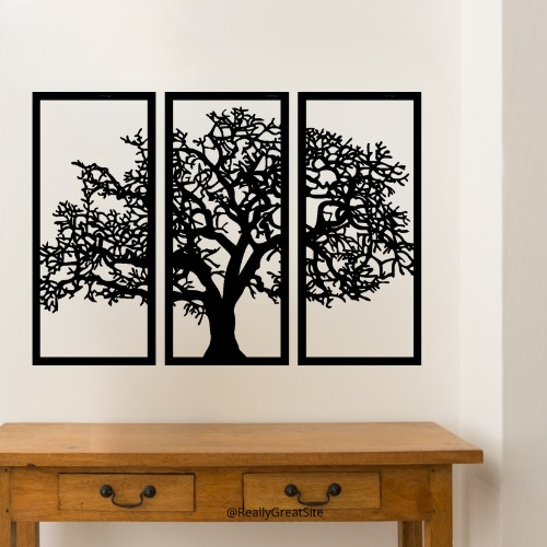 3d Tree Wall Art | Wooden Tree Wall Art | Wall Decoration | Decor For Home Wall Decoration Attractive Wooden Wall Art